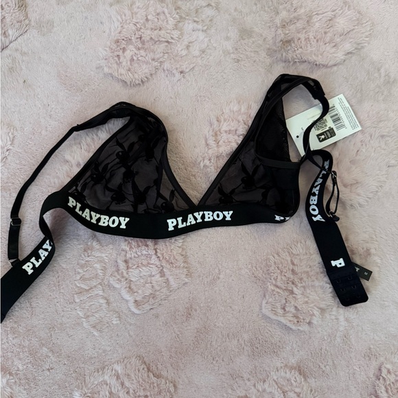 PLAYBOY Other - PLAYBOY Black Strappy Bralette